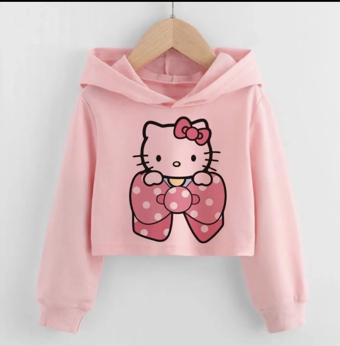 Hello Kitty Crop Hoodie Jacket