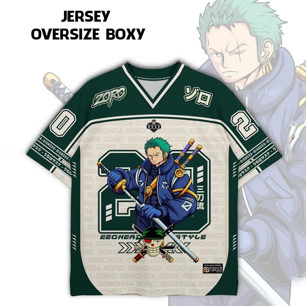 One Piece Anime Oversized Jersey 1