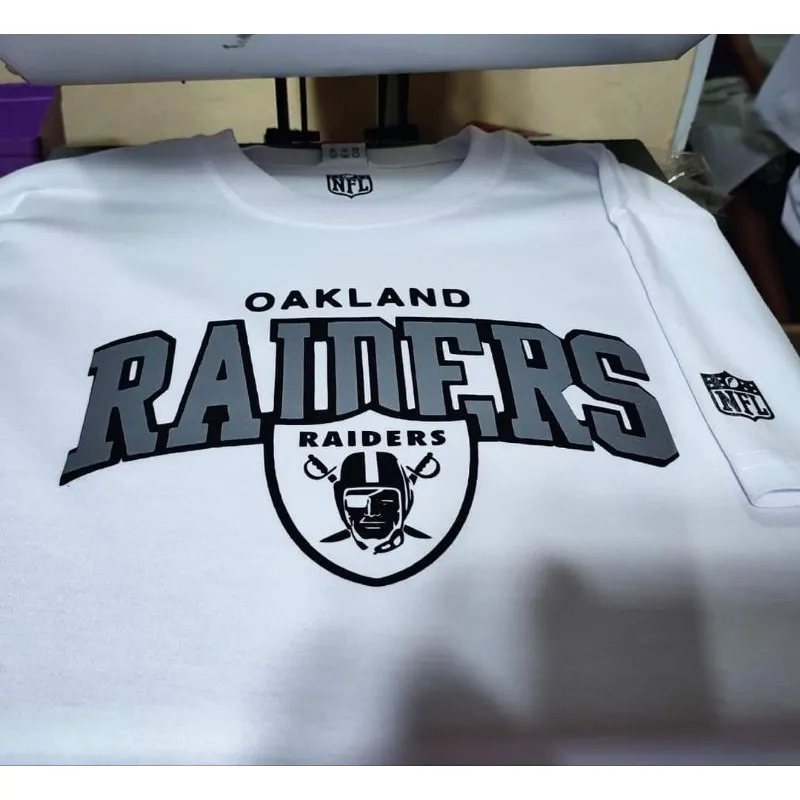 Raiders Design Round Neck T-Shirt