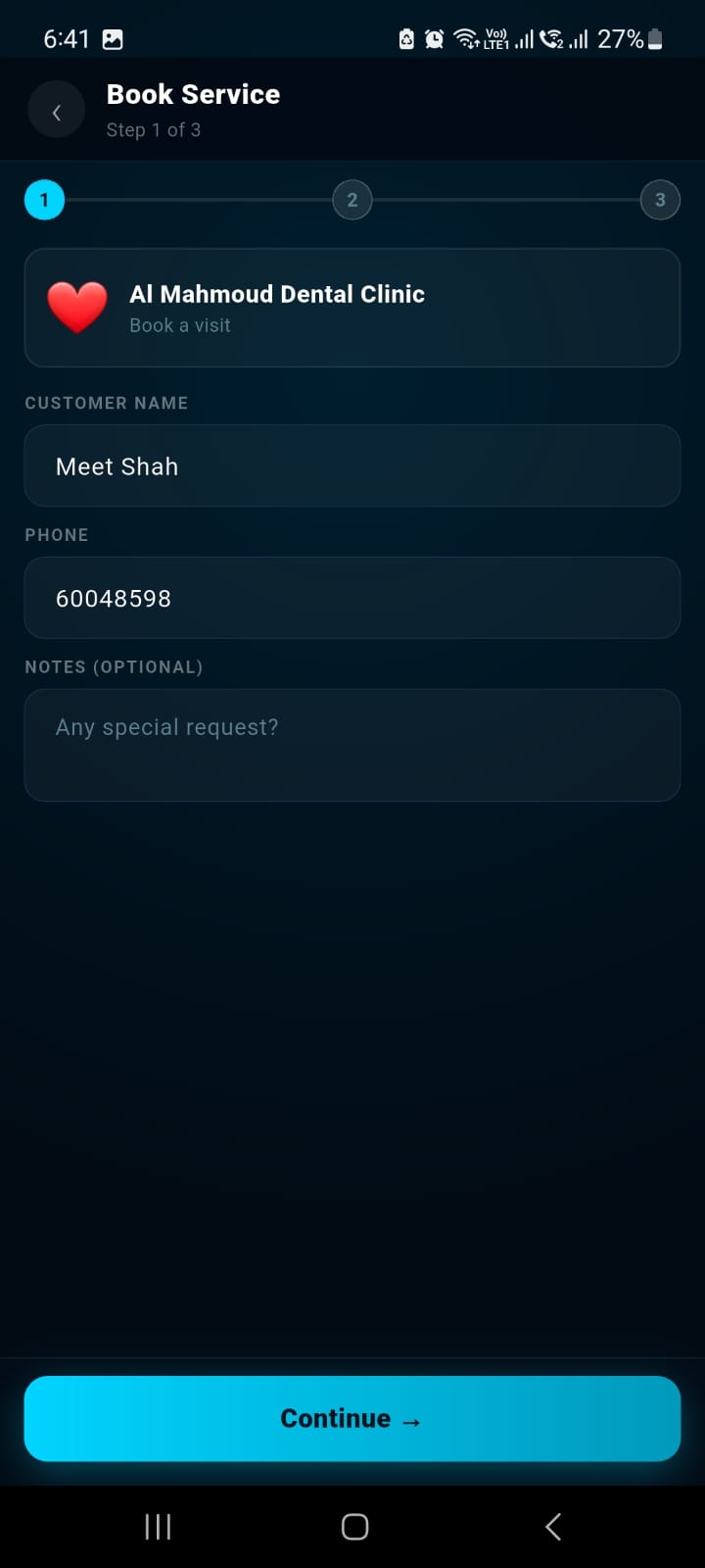 Customer App